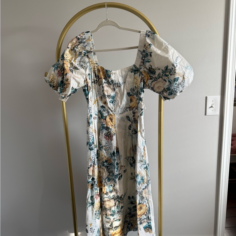 Floral Puff Sleeve Dress